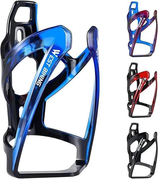 Bike Water Bottle Cage, Durable Ultralight Plastic Drink Holder Rack, Lightweight PC for Bicycle, Cycling Cages MTB, Road Bike, Mountain Bikes