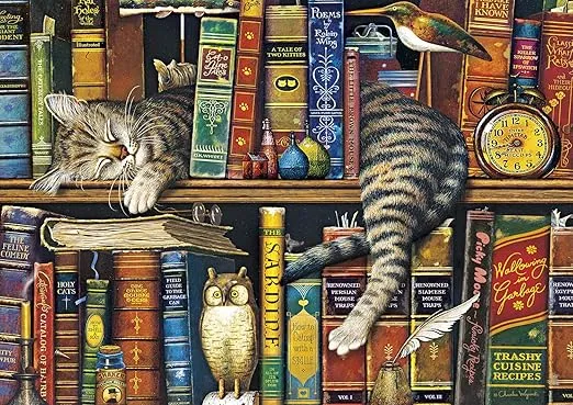Buffalo Games - Charles Wysocki - Frederick the Literate - 300 LARGE Piece Jigsaw Puzzle