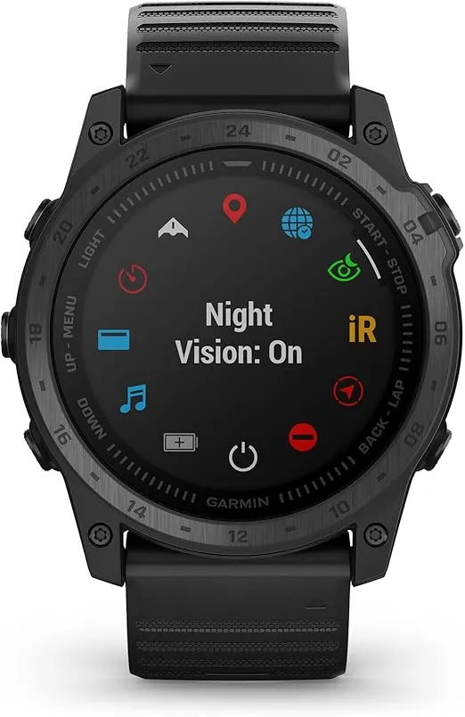 Gamin tactix 7, Standard Edition, Ruggedly Built Premium Tactical GPS Watch with Silicone Band