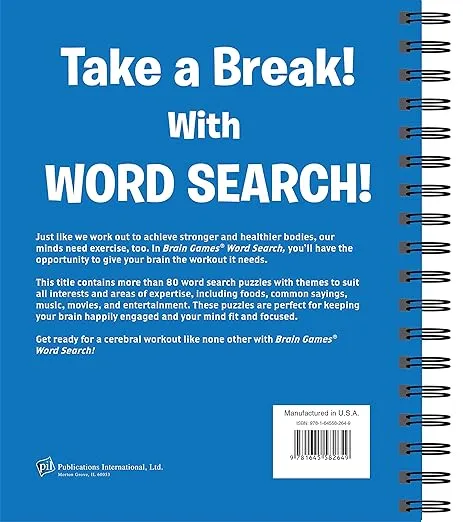 Brain Games - Word Search (Poly Brain Cover)
