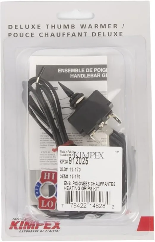 Kimpex 30W Handlebar Grip Heater Kit 12-170