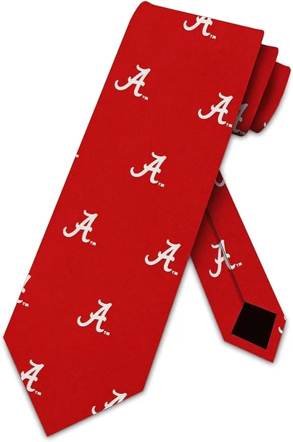 Eagles Wings Alabama Ties Crimson Tide Mens Neckties