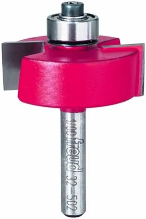 Freud 32-502 Multi-Rabbet Router Bit Set with 4 Bearings - 1/4" Shank