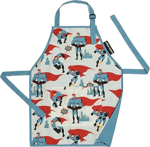 Urban Infant Little Helper Kids Apron - Children's Cooking Art Gardening - Great Gift for Toddler Boys and Girls