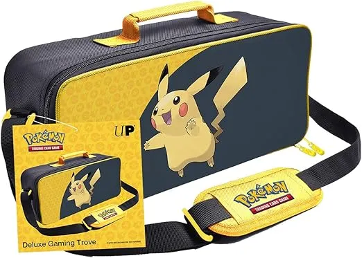 Ultra PRO - Pokemon Deck Box Pikachu Card Deck Box Pokemon Card Case Deluxe Gaming Trove for Friends and Family Pokemon Case Pokemon Card Storage Pokemon Card Holder Box Trading Card Deck Box