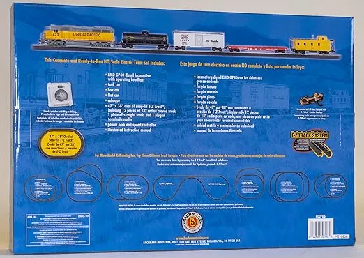 Bachmann Trains - Track King Ready to Run Electric Train Set - HO Scale