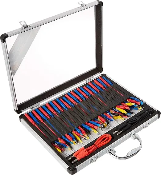 Electronic Specialties 146 Silver 12.5" x 9.5" x 1.75" 54 Piece Automotive Connector Test Kit
