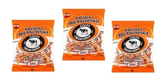 Krowki Milanowskie Cocoa Cream Fudge, 300g (Pack of 3)