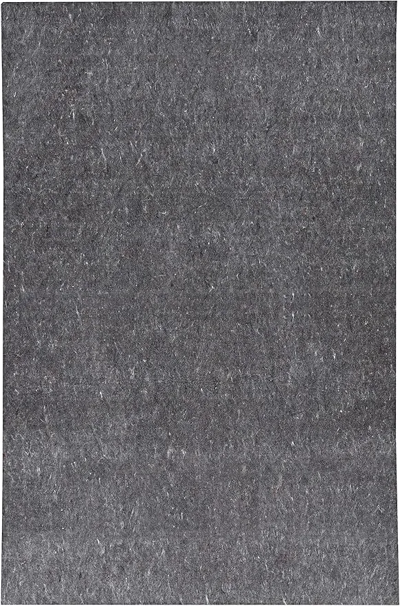 Linon Underlay-Premier Plush Area Rug, 3 x 5, Grey