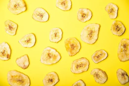 Elan Organic Banana Chips, Non-GMO, Vegan, Gluten-Free, Kosher, Sweetened with Organic Sugar, Crunchy Snacks, Sweet Snacks, 8 pack of 4.8 oz