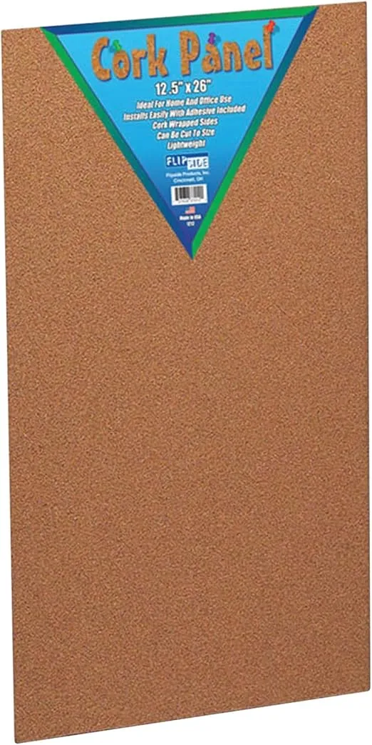 Flipside Cork Panel, 12 1/2" x 26"