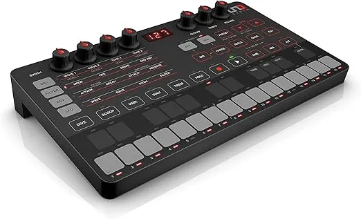 IK Multimedia UNO Synth portable monophonic real analog synthesizer with sequencer, arpeggiator, battery operation, full MIDI/USB control and Mac/PC/iPad editor software