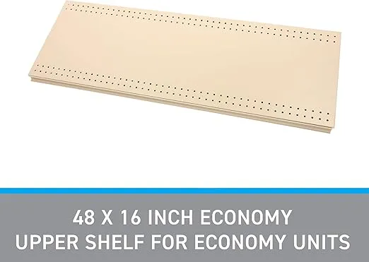 SSWBasics 48 x 16 inch Economy Upper Shelf for Economy Gondola Units