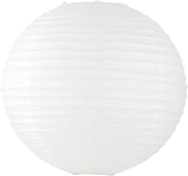 Weddingstar Round Paper Lantern, 16", White