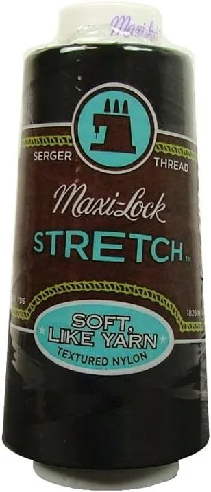 American & Efird A& E Thread 2000yd Maxi Lock Stretch Black (AME54.32002)