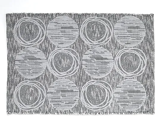 Avanti Linens Galaxy Cotton Tufted Bath Rug, 20" x 30", Silver