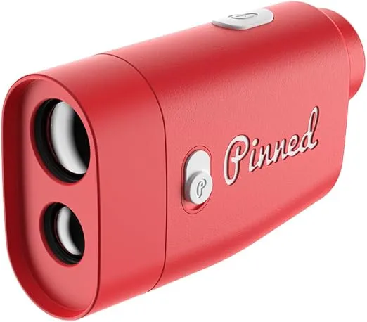 Pinned Prism+ Slope Golf Rangefinder | Golf Distance Measuring Device, USB Rechargeable Pinned Locked Vibration Laser Range Finder Golf |Golf Gift Idea | Golf Accessories for Men & Women