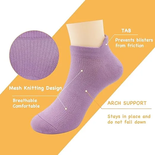 SERISIMPLE Ultra-Soft Viscose Bamboo Kids No-Show Socks Ankle Thin Comfortable Low Cut Socks for Boys&Girls Non Slip 5 Pairs