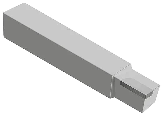 Micro 100 AL-8 Forming Tool - AL Style - Brazed, 1/64" Corner Rad, .235" Width, 5/8" Length, 1/2" Square Shank, 3-1/2" OAL, Uncoated