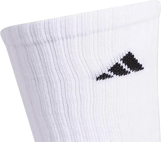 adidas Women's Athletic Cushioned Crew Socks (6-Pair) with arch compression