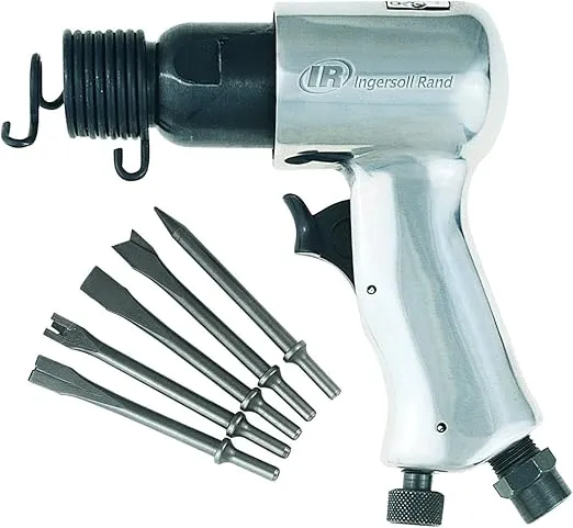 Ingersoll Rand 115K Air Hammer 5-Piece Chisel Set, 5000 BPM, 1-5/8" Stroke