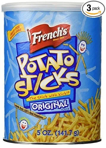 French's, Potato Sticks, Original, 5oz Canister (Pack of 3) by French's