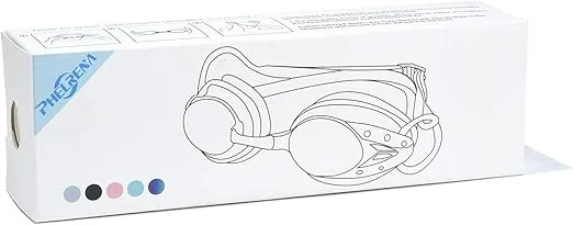 PHELRENA Swimming Goggles, Professional Swim Goggles Anti Fog UV Protection No Leaking for Adult Men Women Kids