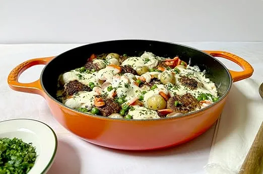 Le Creuset Signature Cast Iron Everyday Pan, 11", Artichaut