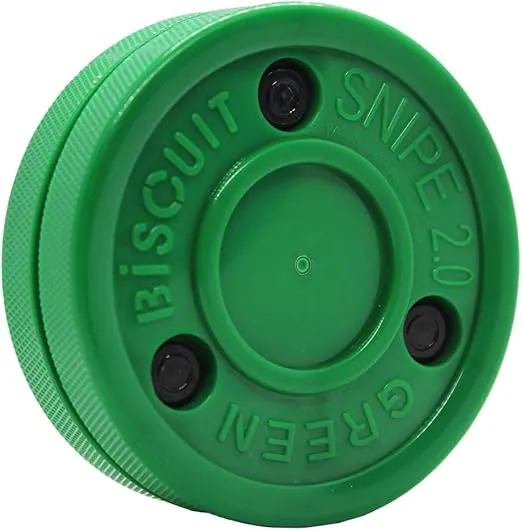 Green Biscuit 12 Pack 6 Original Passer/ 6 New Snipe 2.0 Shooters with NHL Puck/GB Sticker