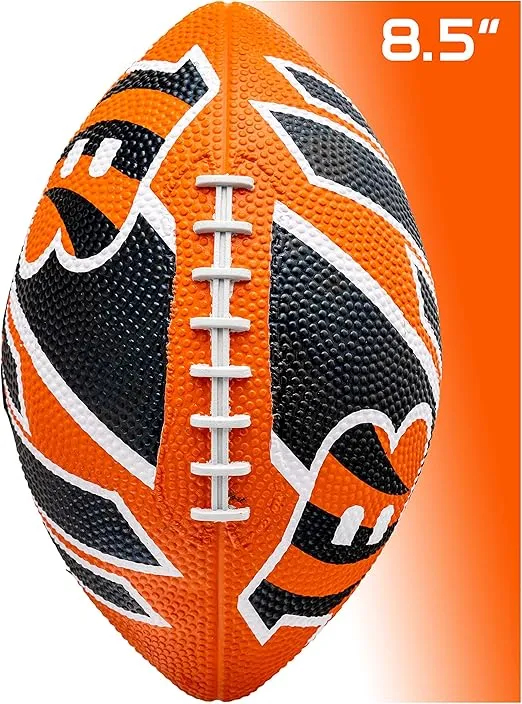 Franklin Sports NFL Team Footballs - Rubber Youth Mini Footballs for All NFL Teams - Kids Junior 8.5" Football - Official NFL Licensed Footballs