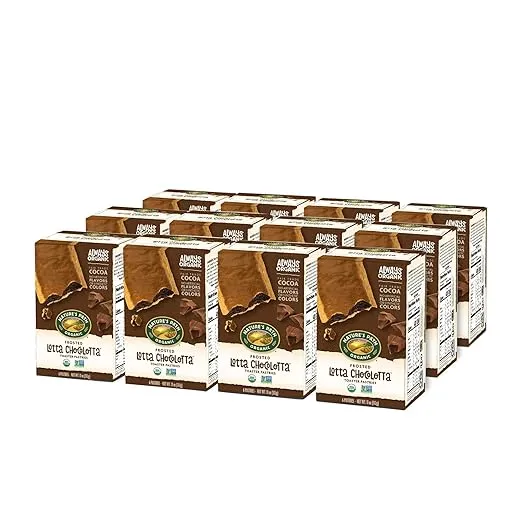 Nature's Path Organic Frosted Lotta Chocolotta Toaster Pastries, 11 oz (Pack of 12), Non-GMO