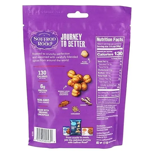 Saffron Road Chickpea Bombay Spice