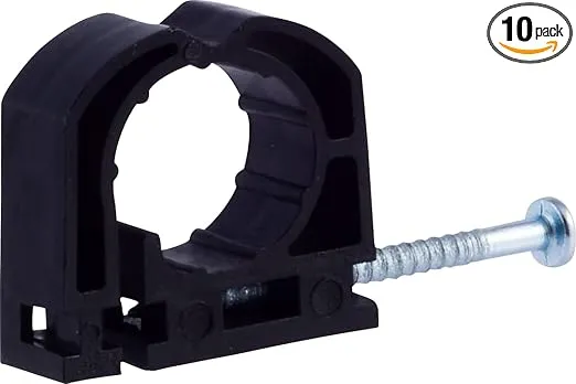 HoldRite 1/2 Inch Full S-Nail Clamp, 10 Pack, Pipe Support, PEX, Copper, CPVC, 181Z10
