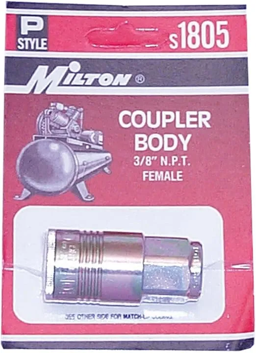 Milton S1805 P-Style Coupler - 3/8 in NPT Female
