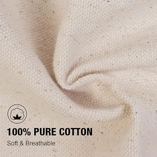conda Adjustable Professional Bib Apron 100% Cotton Canvas With 3 Pockets for Women Men Adults, Waterproof, Natural 31inch (1pcs pack)