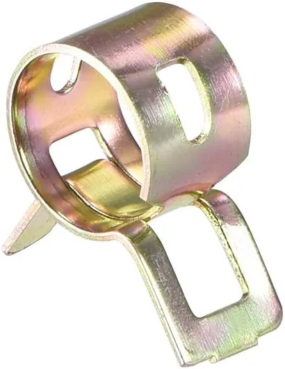 uxcell 12mm 1/2inch Spring Band Type Action Fuel/Silicone Vacuum Hose Pipe Clamp Low Pressure Air Clip Clamp 50pcs