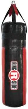 Ringside Apex Heavy Bag, Punching Bag for Boxing Training and Workout, 100 lbs, Includes Nylon Straps and Hanging Clip