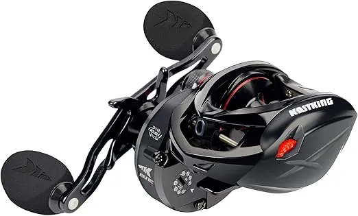 KastKing Speed Demon Elite Fishing Reel,8.6:1 Gear Ratio Baitcasting Reel,Up to 18 Lbs of Ultra-Smooth Drag,10+1 Shielded Stainless Steel BB,CNC Lightweight Aluminum Frame
