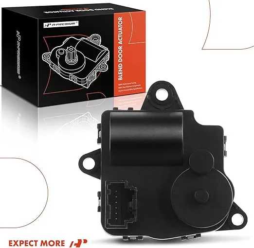A-Premium HVAC Heater Blend Door Actuator, Compatible with Chevrolet Equinox 2013-2017 & GMC Terrain 2013-2017, Sport Utility, Main, Replace# 22877649, 6 pins