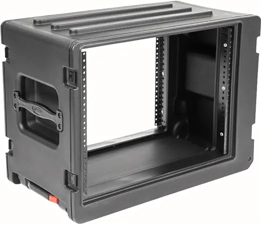SKB 8U rSeries Shallow Rolling Rack Case