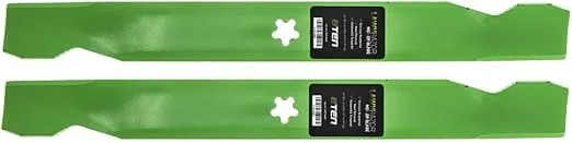 8TEN LawnRAZOR Blade Set for Craftsman Poulan AYP Husqvarna 42 inch Deck 138498 134149 138971 532138971 (High Lift)