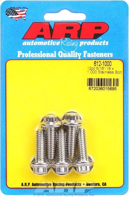 ARP 5/16-18 x 1.000 12pt SS Bolt