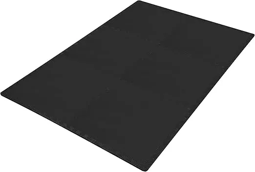 Fitvids Puzzle Exercise Mat with EVA Foam Interlocking Tiles for MMA, Exercise, Gymnastics and Home Gym Protective Flooring, Multiple Sizes and Colors