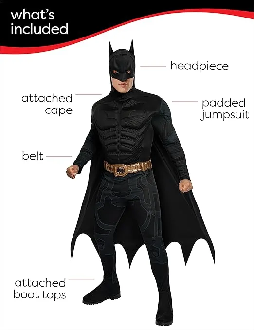 Rubie's Batman: The Dark Knight Trilogy Adult Batman Costume