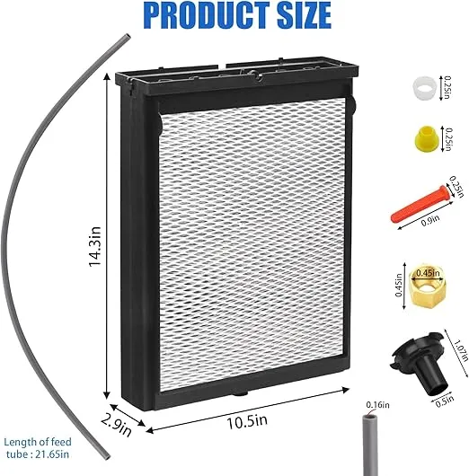 4839 Humidifier Maintenance Kit for Aprilaire 600 Whole-House Humidifier Filter, with Water Panel Model No. 35 Humidifier Replacement Models: 600, 600A, 600M