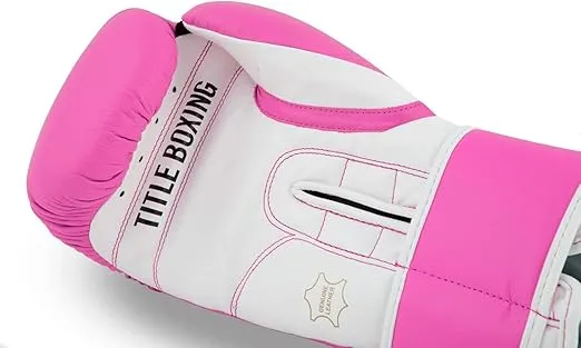 TITLE Boxing Pro Style Leather Training Gloves 3.0 - Boxing Gloves, Boxing Training Gloves, MMA Gloves, Oz Training Gloves, Kickboxing Gloves, Punching Bag Gloves, Sparring Gloves
