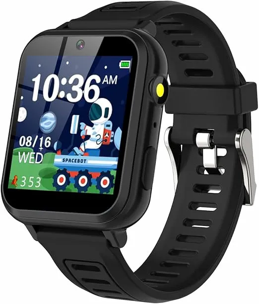 Kids Smart Watch for Boys Girls with Video,Camera,Music Player,24 Games,Pedometer, Alarm Clock, Calculator,Torch, Touch Screen,12/24 hr,Toys for Ages 4-12 Years Old.Birthday Gift for Kids…