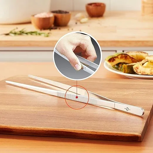Küchenprofi 8.75-Inch Tweezer Tongs in 18/10 Stainless Steel