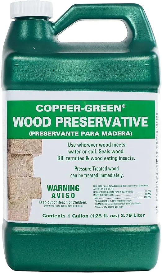 30001 Copper Green Wood Preservative, 1-Gallon
