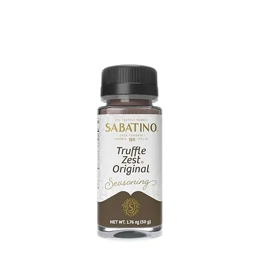 Sabatino Tartufi Truffle Zest Seasoning, The Original All Purpose Gourmet Truffle Powder, Plant Based, Vegan and Vegetarian Friendly, Low Carb, 1.76 oz …